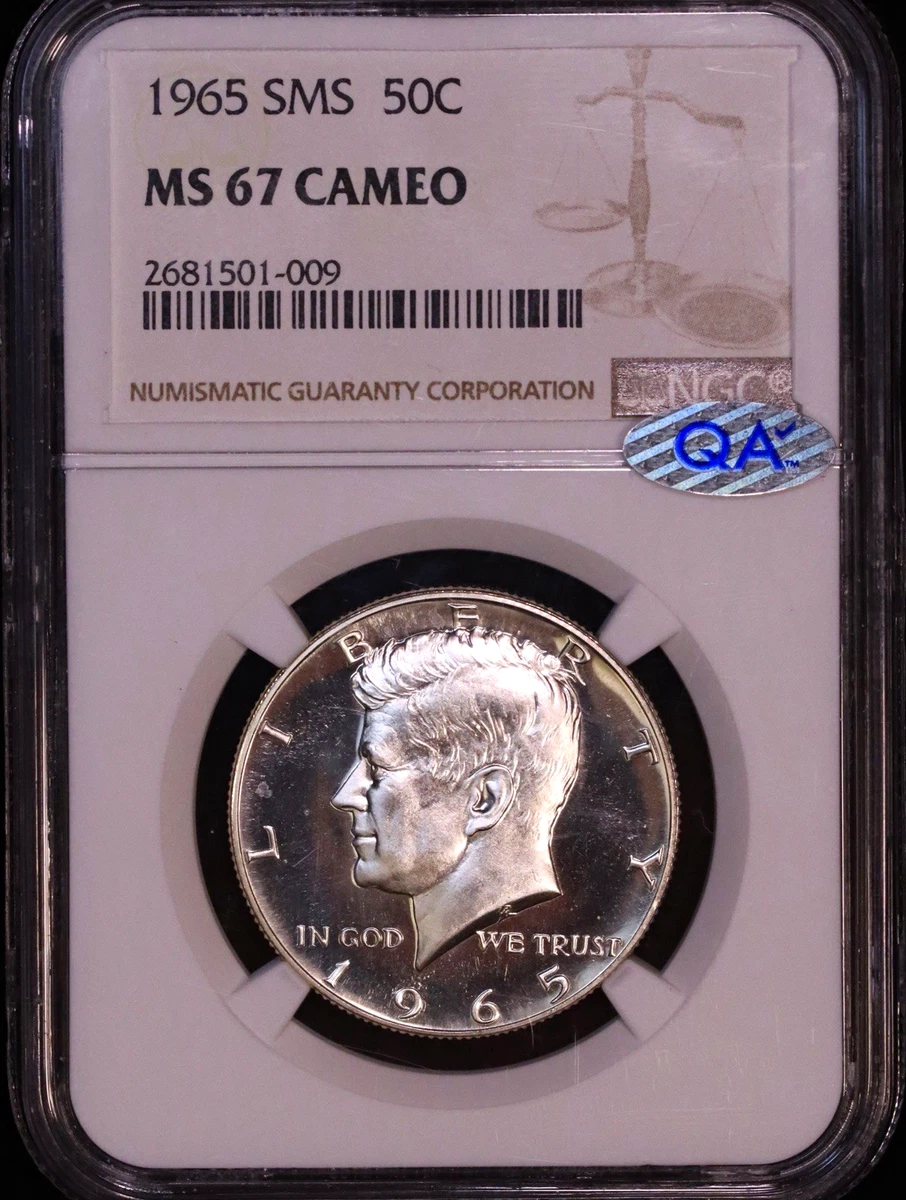 1965 SMS MS 67 NGC 鑑定済 ケネディハーフダラー MS 67 Graded 1965 Kennedy US Half Dollars (1964-Now) for sale | eBay