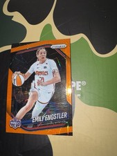 Panini 2025 Prizm WNBA Emily Engstler Washington Mystics #84 Orange Prizm