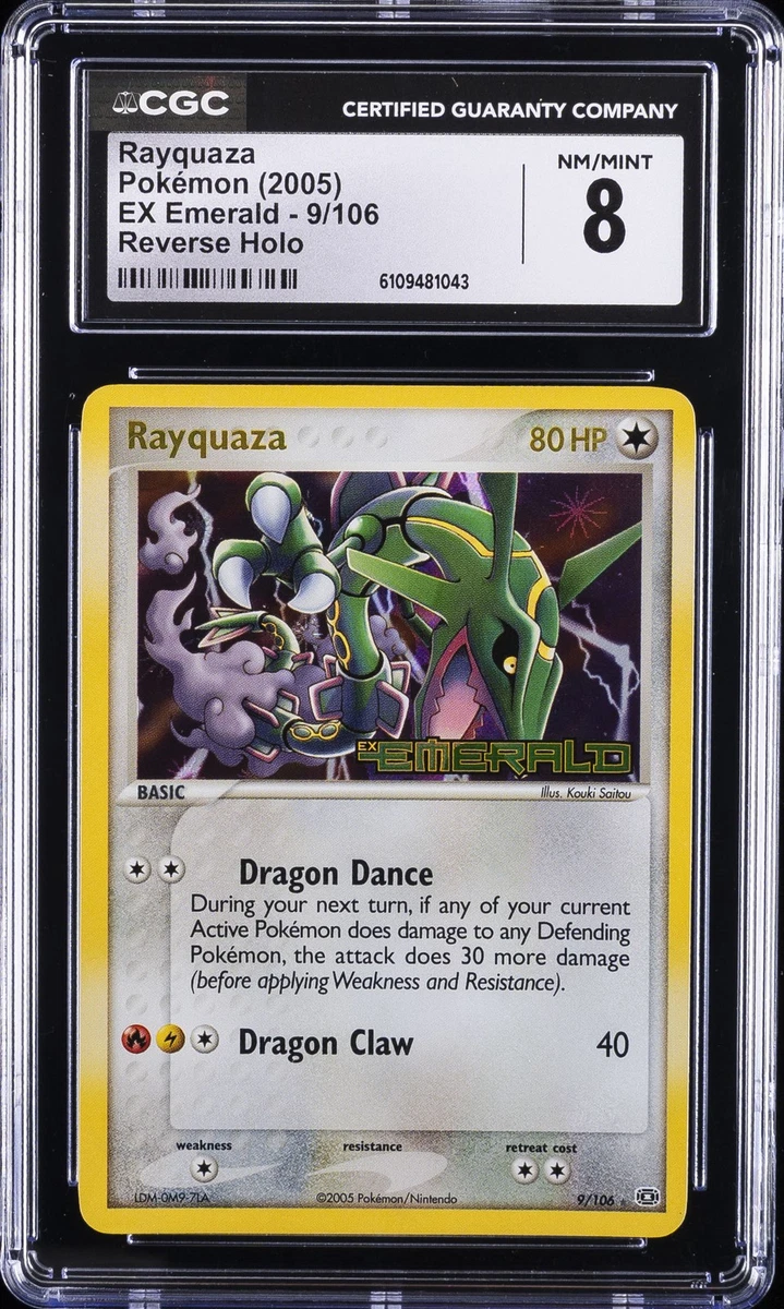 Rayquaza Pokémon TCG EX Emerald Individual Collectible Card Game