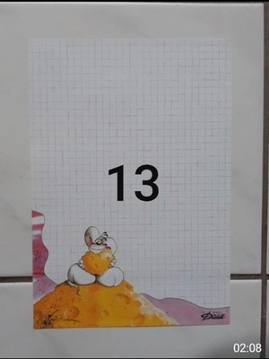 1x A5 Blatt - Nr. 13 - Blockfrisch