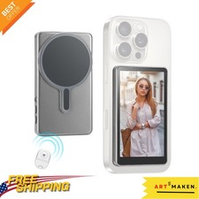 Wireless 1080P Selfie Monitor Screen with 180 Rotation for Vlogging Perfection