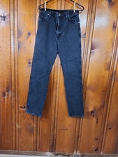 Wrangler Women  s 13MWZG Black Cowboy Cut Jeans Size 11 x 32 Made in USA