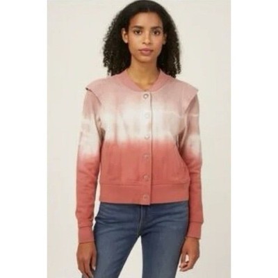 NEW 525 America Women's 100% Cotton Ombre Jacket Pink Medium
