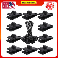 Axlksia Tarp Clips Heavy Duty Lock Grip, 20 Pack Tarp Clamps, Shade Cloth Clips