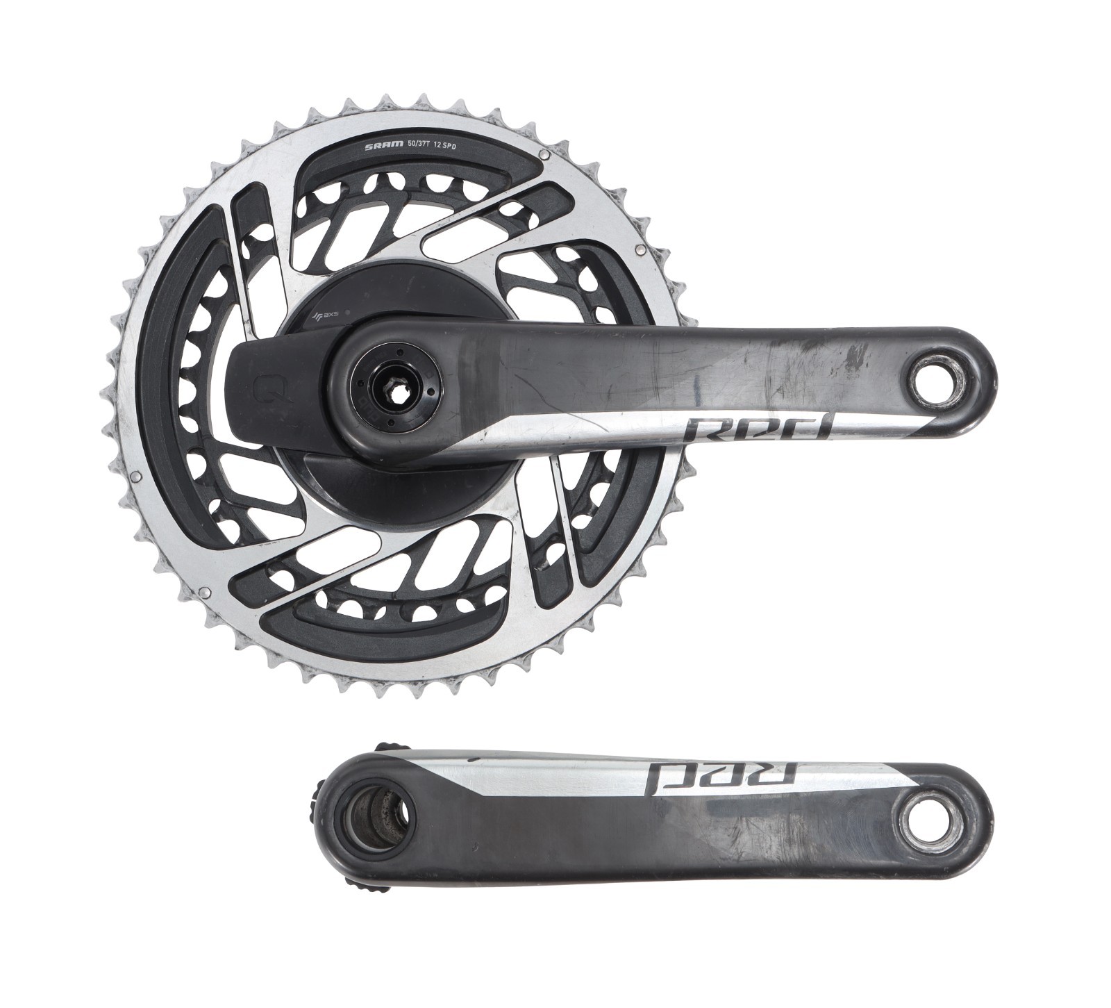 SRAM Red AXS 2x 12s D1 Carbon Road Bike Power Meter 50/37T Crankset 175mm DUB SL
