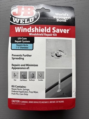 J-B Weld #2100 Windshield Saver Repair Kit .025 fl. oz DIY Repair System
