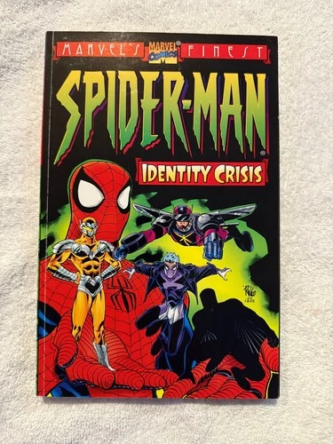 Spider-Man Identity Crisis tpb RARE*1st Print BORDERS* Every Book Sold=1st Print