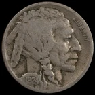 1924 d 5C Buffalo Nickel Circulated Coin