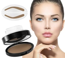 "Eyebrow Seal Stamp Powder - Waterproof 3 Seconds Eye Make up Nature Coloring Ki