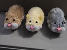 Zhu Zhu Pets Hamsters Zuzu Animated Animals Lot 3 All Tested Working 2008