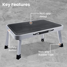 Folding Step, Folding Step Stool, Anti Slip Fold up Stool Caravan Steps