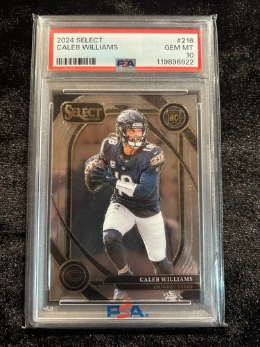 Caleb Williams 2024 Select Rookie #216 Club Level PSA 10
