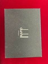 Dunhill London Black Textured Leather Card Holder Made in England