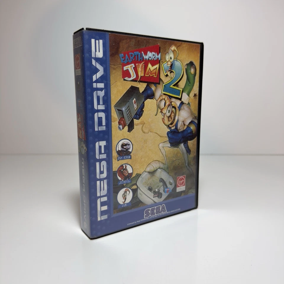 Earthworm Jim 2 Sega Mega Drive Game Complete + Manual Like New MD - Image 2 of 4