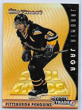 1995-96 TOPPS FINEST #20 JAROMIR JAGR REFRACTOR COOL TRADE RARE SSP PENGUINS