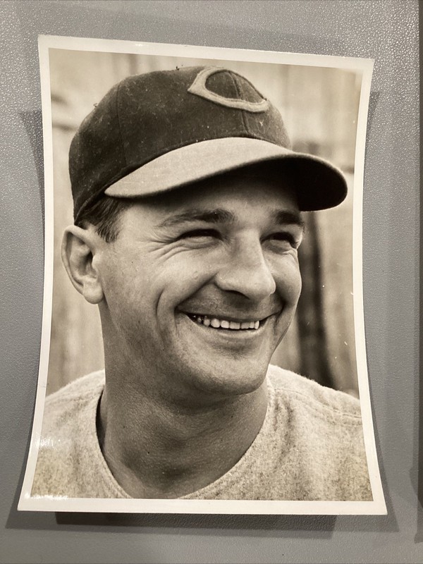 Joseph Beggs Cincinnati Reds Baseball Club Co Stamp Vintage Photo