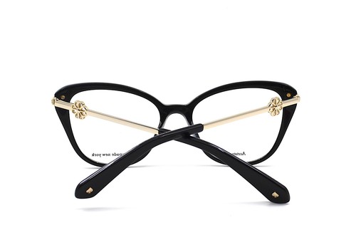 NEW KATE SPADE FLAVIA 807 BLACK/GOLD AUTHENTIC EYEGLASSES FRAME RX 51-16-140 - Picture 9 of 10