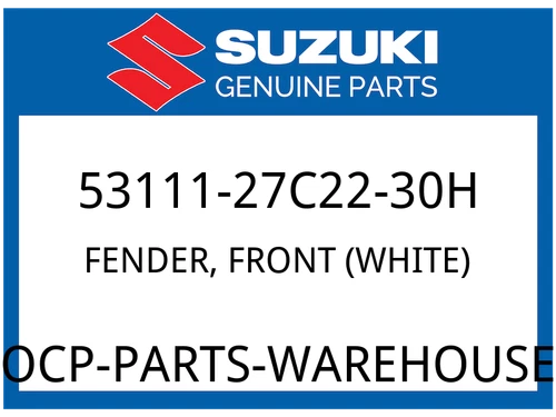FENDER, FRONT (WHITE)