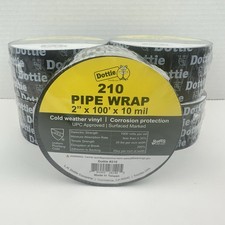 4 Dottie Corrosion Protection Pipe Wrap Tape Rolls 10 Mil Printed 2" x 100' 210