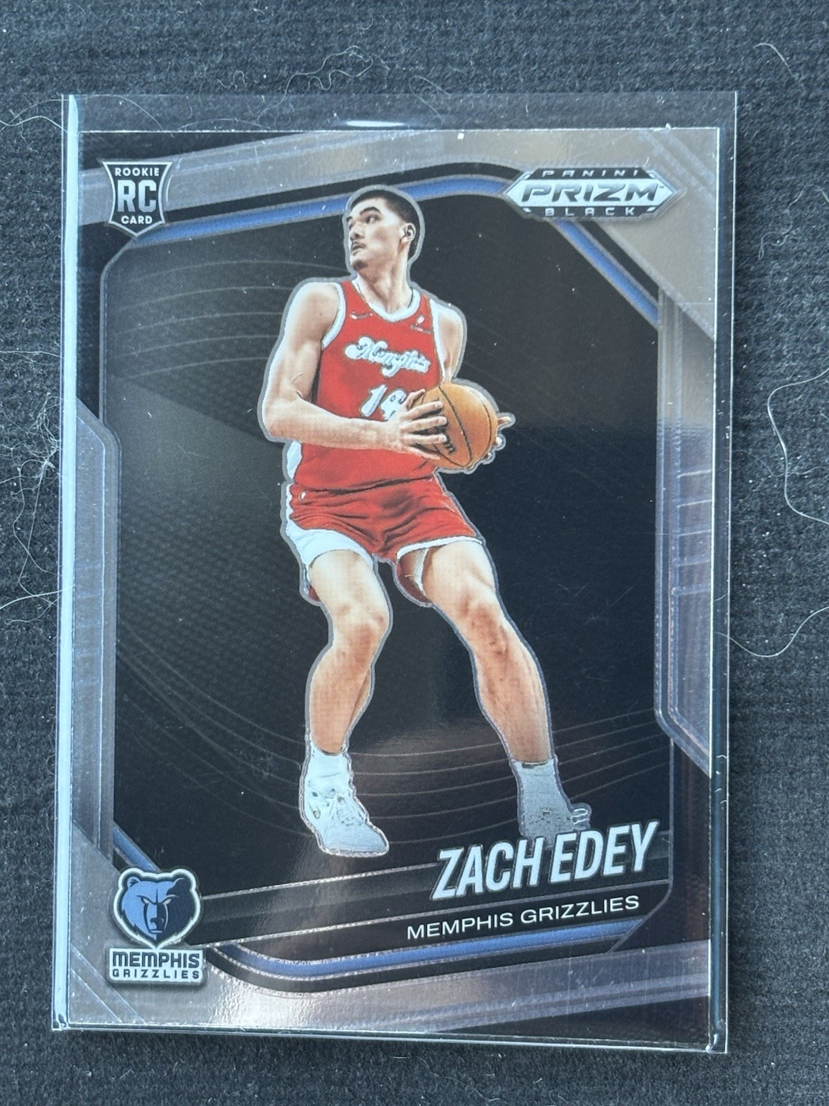 2024-25 Panini Prizm Black - Zach Edey #64 (RC)