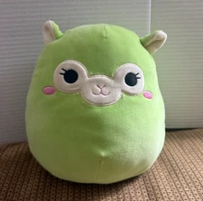 KellyToy Original Squishmallow 8” Jim The Green Llama Alpaca Plush (Care Tag)