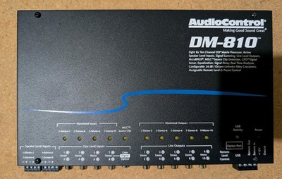 AudioControl DM-810 DSP Matrix Digital Signal Processor 8-CH Input/10-CH Output
