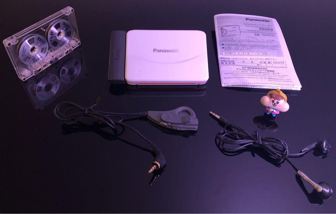 Panasonic パナソニック RQ-SX72 ステレオカセットプレイヤー Panasonic RQ-SX72 Cassette Player Excellent Condition Remote