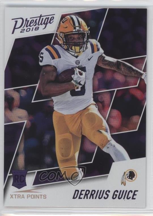 2018 Panini Prestige Rookie Xtra Points Purple Derrius Guice #231 Rookie RC 3s7
