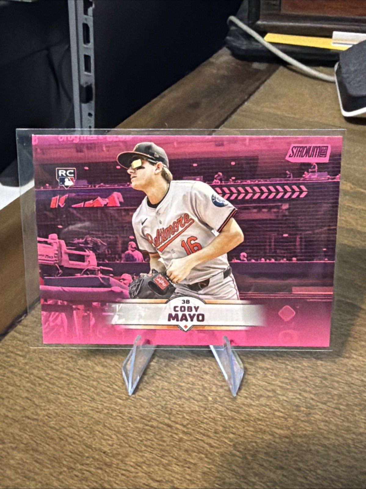 2025 Topps Stadium Club - Coby Mayo #62 (RC) Pink Baltimore Orioles