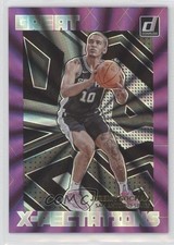 2022 Panini Donruss Great X-Pectations Holo Purple Laser 4/99 Jeremy Sochan 7y2