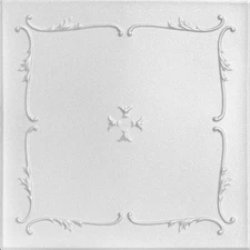 R05 Spring Buds Foam Glue-up Ceiling Tile (128 sq. ft./Case), Pack of 48, Ult...