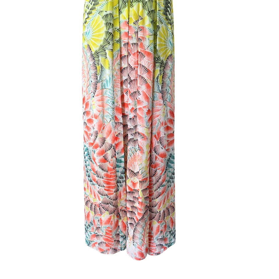 Maxi Vestido Inga de Seda BCCBGMAXAZRIA Mujer Talla 0 Lápiz Labial Rojo Combo Diosa Larga Foto 3 de 4