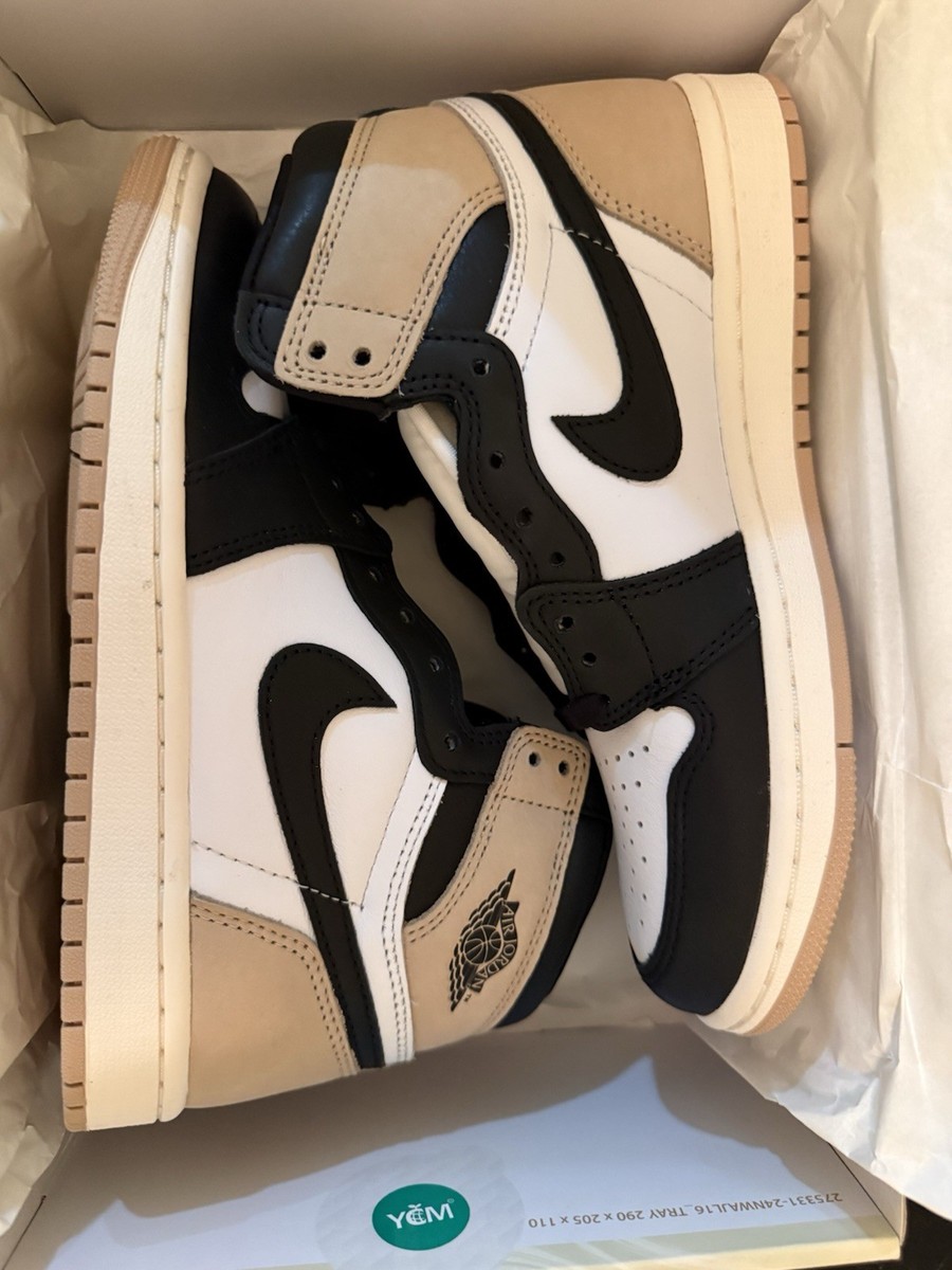 Nike Air Jordan 1 ブラック/ベージュ Jordan Air Jordan 1 Retro High OG Dark Mocha High Top Black White