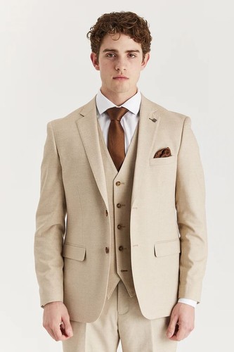 Blazer Léger Crème D'été CHIC&MIT - Made In Italy - Taille L - Neuf Avec étiquettes