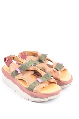 4CCCCEES Komfort-Sandalen Damen Sandalen Gr. DE 38 nude-khaki Casual-Look