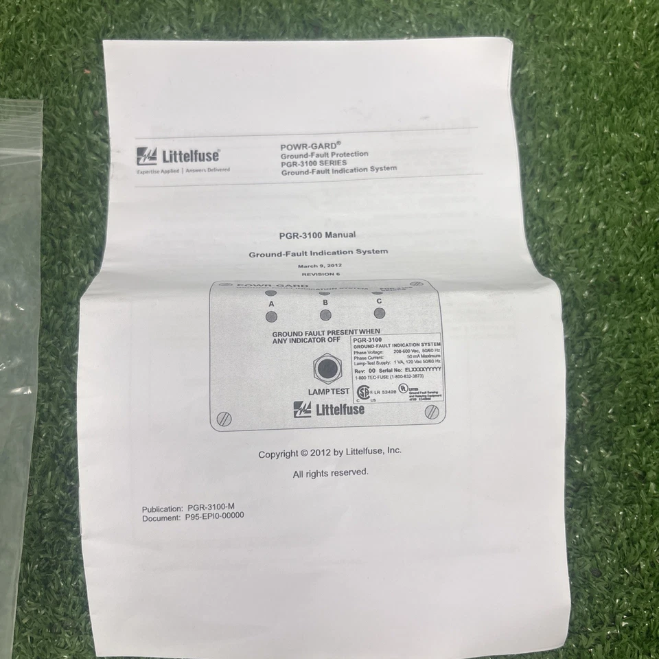 PGR-3100 Littelfuse Protection Relays, PGR-3100 Series The PGR-3100 indicates - Image 3 of 4