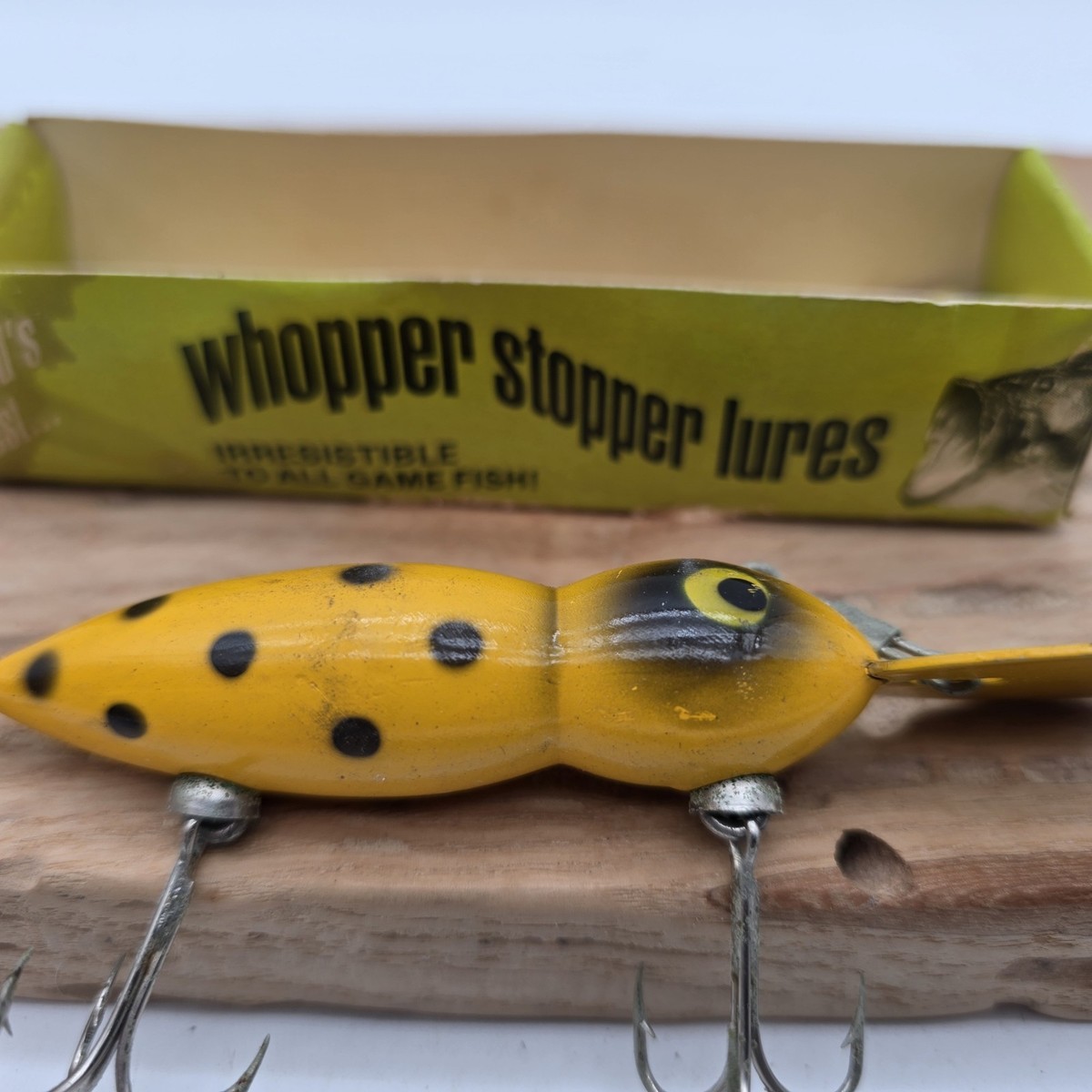 Vintage WHOPPER STOPPER HELLBENDER FISHING LURE | eBay