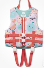 Speedo Child Life Jacket Vest PFD - Salad Slices. Kids 33-55 lbs
