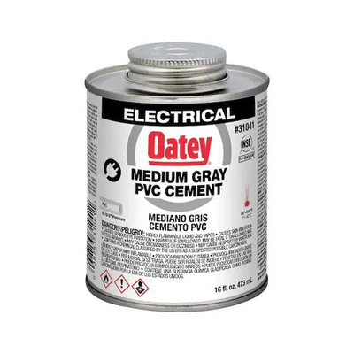 #ad #ad 16 Oz. Medium Gray Electrical PVC Pipe Cement $11.80