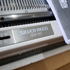 Silver Knitting Machine, Electronic Ribknitter, Used, Complete Setup