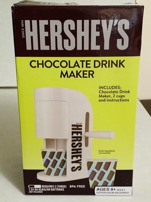 Hershey's Chocolate Drink Maker with 2 Cups Open Box