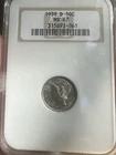 1939-D Mercury Dime 10C MS67 Uncirculated Silver Business Strike 0.9 Fine