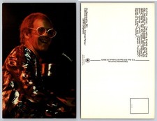 Elton John 1978 Uniphoto Postcard - Live Performance Pop Music Legend