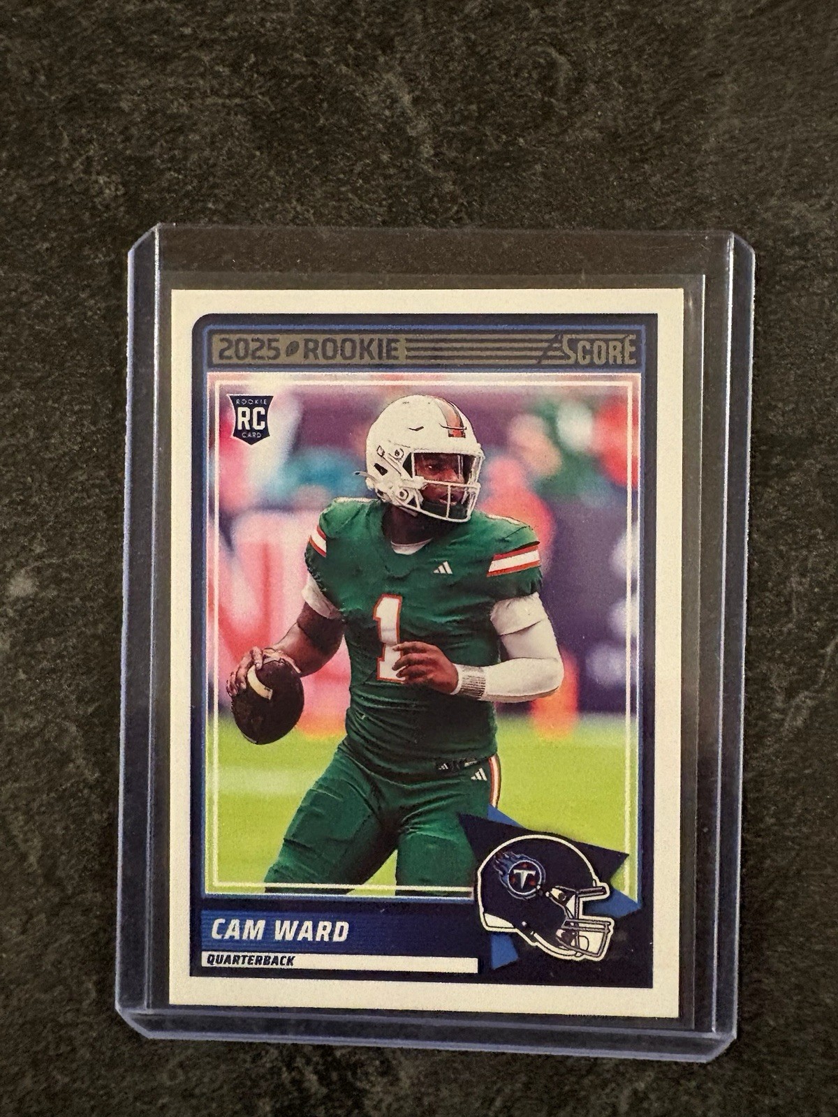 2025 Panini Score Cam Ward Rookie Card #13 Tennessee Titans RC