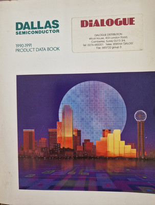Dallas Semiconductor 1990-1991 Product Data Book Vintage Retro Computing Manual