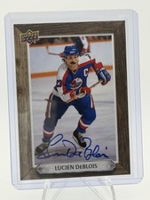 2024-25 Upper Deck Engrained Icons Beehive Signatures Lucien DeBlois