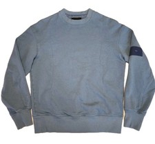 2XS Adidas Y-3 Yohji Yamamoto Sweatshirt Mens French Terry Crew Blue 175/80A 