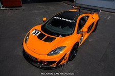 Cars 12c 2013 g t mclaren sprint supercar Desk Mat Stitched