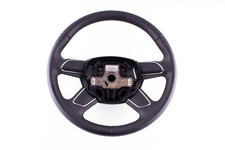 Volante Copertura Con Pelle per Audi A3 8V Anno 2014 Nuovo Pelle Mcarstyling