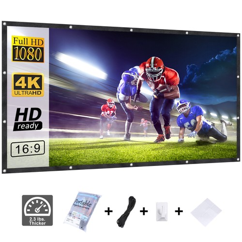 Projection Soft Curtain Anti Light Projector Screen Portable Screens - Picture 2 of 9